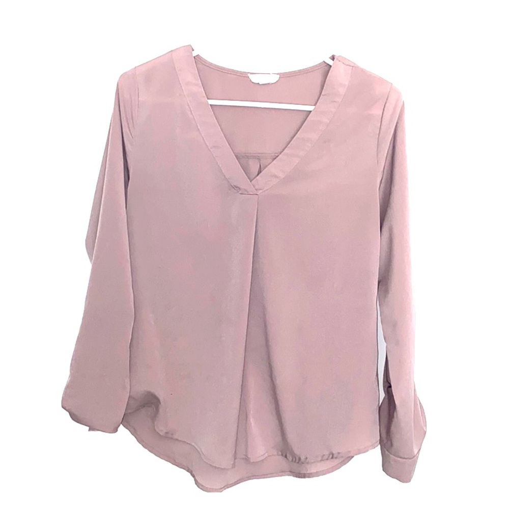 Mauve Long Sleeve Blouse